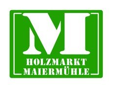 Das Logo vom Holzmarkt und Sägewerk Maiermühle in Inzell